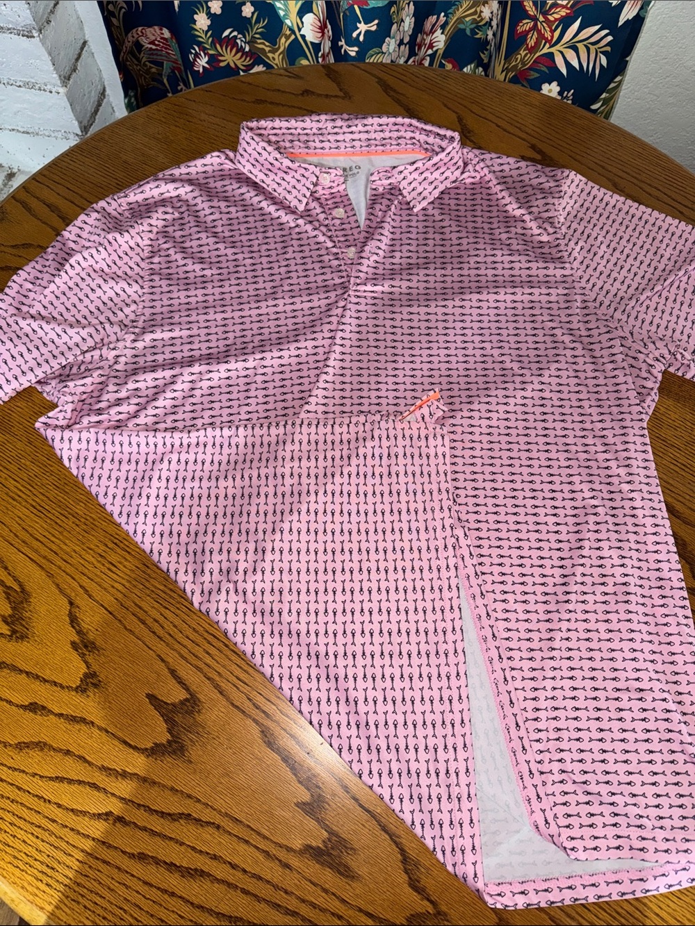 Men's Pink maelreg Polo Shirt